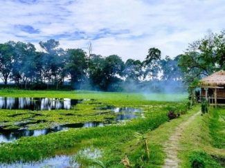 largest river island, Assam